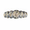 Bague 62 Époque victorienne - Bague alliance en or jaune 18K, argent et diamants 58 Facettes 24161-0040