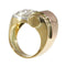 Bague 54 Bague vintage années 1950 en or 18K, platine et diamants 58 Facettes 24275-0277