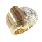 Bague 54 Bague vintage années 1950 en or 18K, platine et diamants 58 Facettes 24275-0277