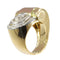 Bague 54 Bague vintage années 1950 en or 18K, platine et diamants 58 Facettes 24275-0277