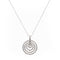 Collier Collier pendentif en or blanc 18 carats serti de diamants 58 Facettes 4673465RV