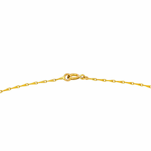 Collier Collier pendentif en or jaune 18 carats et diamants 58 Facettes 4286083CN
