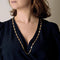 Collier Cartier - Rare Sautoir Vintage Maillons Etriers en or jaune 58 Facettes VER0043