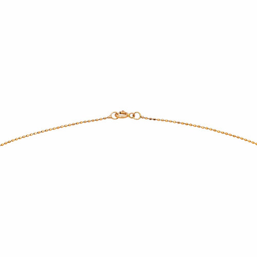 Collier Collier chaîne maille boules en or rose 18 carats 58 Facettes 2911681CN