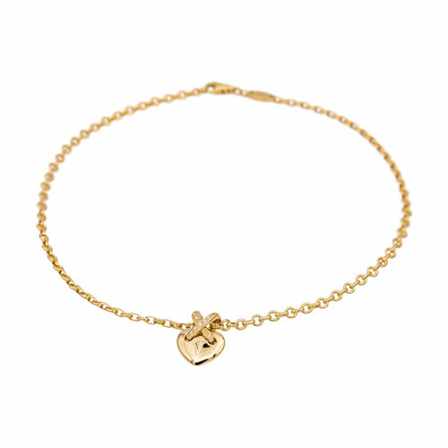 Collier Chaumet Cœur Liens - Collier en or jaune et diamants 58 Facettes 4830540CN