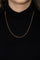 Collier Collier maille forçat en or jaune 18 carats 58 Facettes 4719573CN