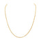 Collier Collier maille forçat en or jaune 18 carats 58 Facettes 4719573CN