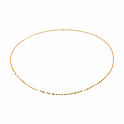 Collier Collier maille forçat en or jaune 18 carats 58 Facettes 4719573CN
