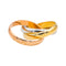 Bague 51 Cartier Trinity - Bague en or rose, or jaune et or blanc 58 Facettes 4952740RV