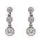 Boucles d'oreilles Boucles d'oreilles dormeuses en or blanc 18 carats et diamants 58 Facettes 2960964CN