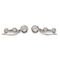 Boucles d'oreilles Boucles d'oreilles dormeuses en or blanc 18 carats et diamants 58 Facettes 2960964CN