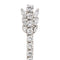 Boucles d'oreilles Boucles d’oreilles pendantes Art déco en or blanc 18 carats et diamants 58 Facettes 3376674CN