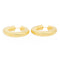 Boucles d'oreilles Boucles d'oreilles créoles torsadées en or jaune 18 carats 58 Facettes 1751503CN
