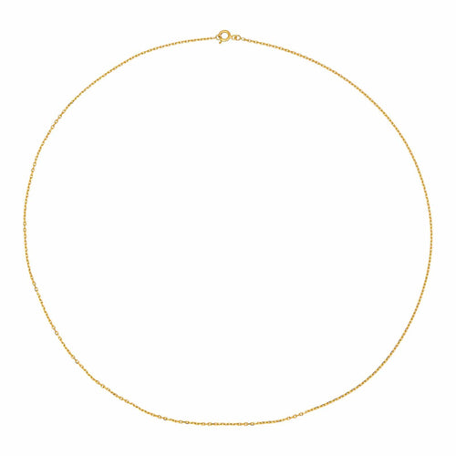 Collier Collier chaîne maille forçat en or jaune 18 carats 58 Facettes 4801537CN