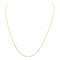 Collier Collier chaîne maille forçat en or jaune 18 carats 58 Facettes 4801537CN