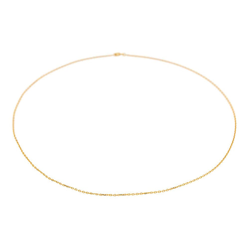 Collier Collier chaîne maille forçat en or jaune 18 carats 58 Facettes 4801537CN