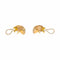 Boucles d'oreilles Boucles d’oreilles dormeuses en or jaune 18 carats saphirs et diamants 58 Facettes 4242563CN
