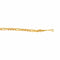 Collier Collier chaîne maille Figaro en or rose 18 carats 58 Facettes 4823794CN