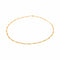 Collier Collier chaîne maille Figaro en or rose 18 carats 58 Facettes 4823794CN
