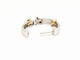 Boucles d'oreilles Asherali Knopfer - Créole en or blanc 18 carats et diamants noirs 58 Facettes 590022CN