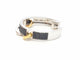 Boucles d'oreilles Asherali Knopfer - Créole en or blanc 18 carats et diamants noirs 58 Facettes 590022CN