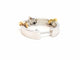 Boucles d'oreilles Asherali Knopfer - Créole en or blanc 18 carats et diamants noirs 58 Facettes 590022CN