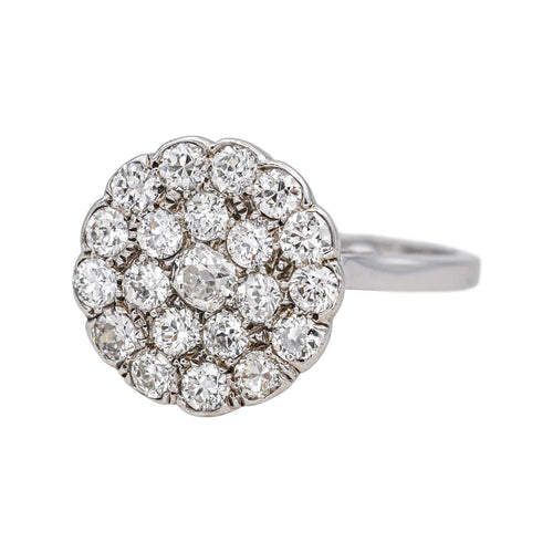 Bague 53.5 Bague en or blanc et diamants 58 Facettes 4712453CN