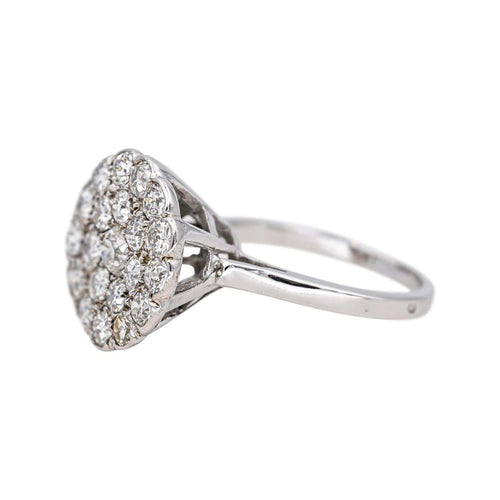 Bague 53.5 Bague en or blanc et diamants 58 Facettes 4712453CN