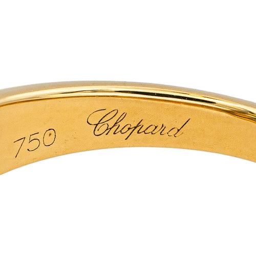 Bague 50 Chopard Happy Diamonds - Bague en or jaune et diamant 58 Facettes 4655018RV