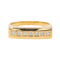 Bague 59 Bague pavée en or jaune 18 carats et diamants 58 Facettes 3221908CN