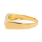 Bague 59 Bague pavée en or jaune 18 carats et diamants 58 Facettes 3221908CN