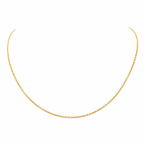 Collier Collier maille forçat en or jaune 18 carats 58 Facettes 4828798RV