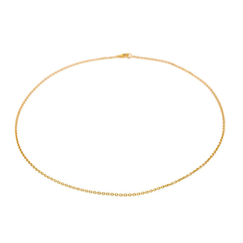 Collier Collier maille forçat en or jaune 18 carats 58 Facettes 4828798RV
