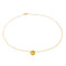 Gucci Halsband Hängsmycke Ouroboros Gult guld Smaragd 