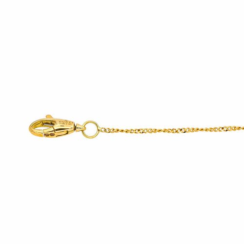 Pendentif Gucci - Pendentif Ouroboros en or jaune émeraude 58 Facettes 4653168RV