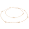 Collier Chaumet Jeux de Liens - Collier sautoir en or rose, diamants et nacre 58 Facettes 1347094CN