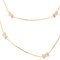 Collier Chaumet Jeux de Liens - Collier sautoir en or rose, diamants et nacre 58 Facettes 1347094CN