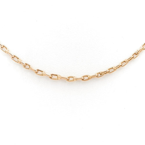 Collier Collier maille forçat en or jaune 18 carats 58 Facettes 1641726CN