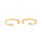 Boucles d'oreilles Boucles d'oreilles créoles torsadées en or jaune 18 carats 58 Facettes 1955912CN
