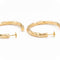 Boucles d'oreilles Boucles d'oreilles créoles torsadées en or jaune 18 carats 58 Facettes 1955912CN