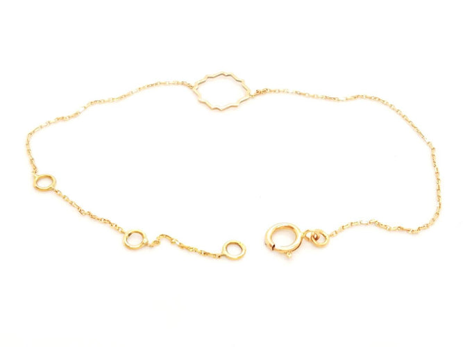 Bracelet Bracelet Transparence - Bracelet en or rose 18 carats 58 Facettes 578930RV