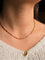 Collier Collier chaîne en or jaune 18 carats 42 cm 58 Facettes 1835753CN