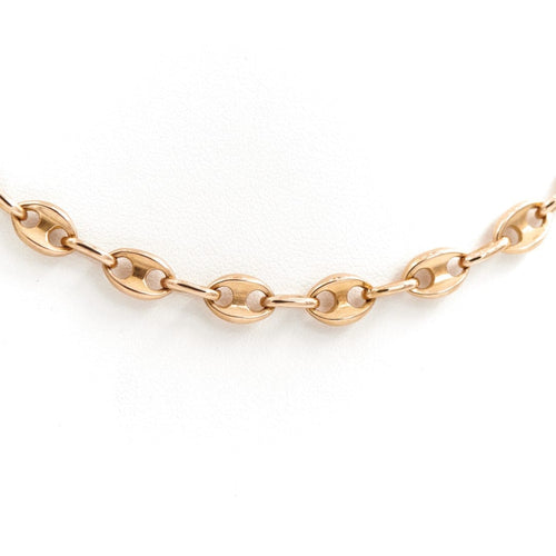 Collier Collier maille grain de café en or jaune 58 Facettes 1660472CN