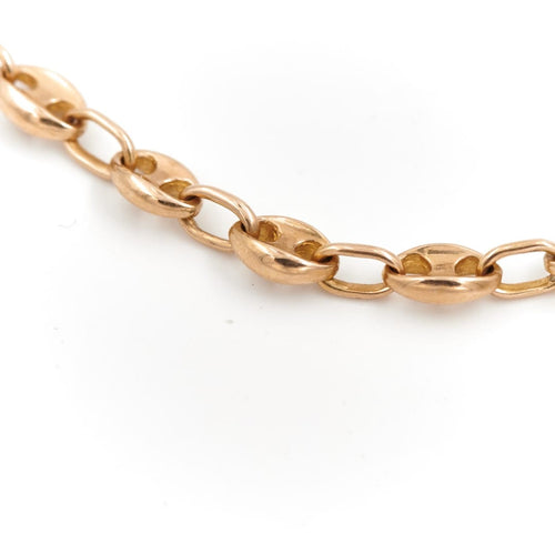 Collier Collier maille grain de café en or jaune 58 Facettes 1660472CN