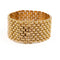 Bracelet Bracelet manchette maille grain de riz en or jaune 18 carats 58 Facettes 1888409CN