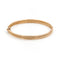 Bracelet Bracelet jonc ovale torsadé en or jaune 18 carats 58 Facettes 1668307CN