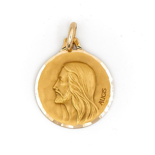 Pendentif Pendentif religieux - Médaille Christ en or jaune 18 carats 58 Facettes 1783184CN