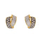 Boucles d'oreilles Boucles d’oreilles en or jaune 18 carats et diamants taille brillant 58 Facettes 2201970CN