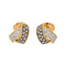 Boucles d'oreilles Boucles d’oreilles en or jaune 18 carats et diamants taille brillant 58 Facettes 2201970CN