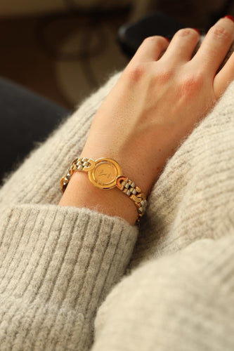 Montre Rolex Cellini - Montre femme en or jaune et or blanc 18 carats 58 Facettes 1833690CN